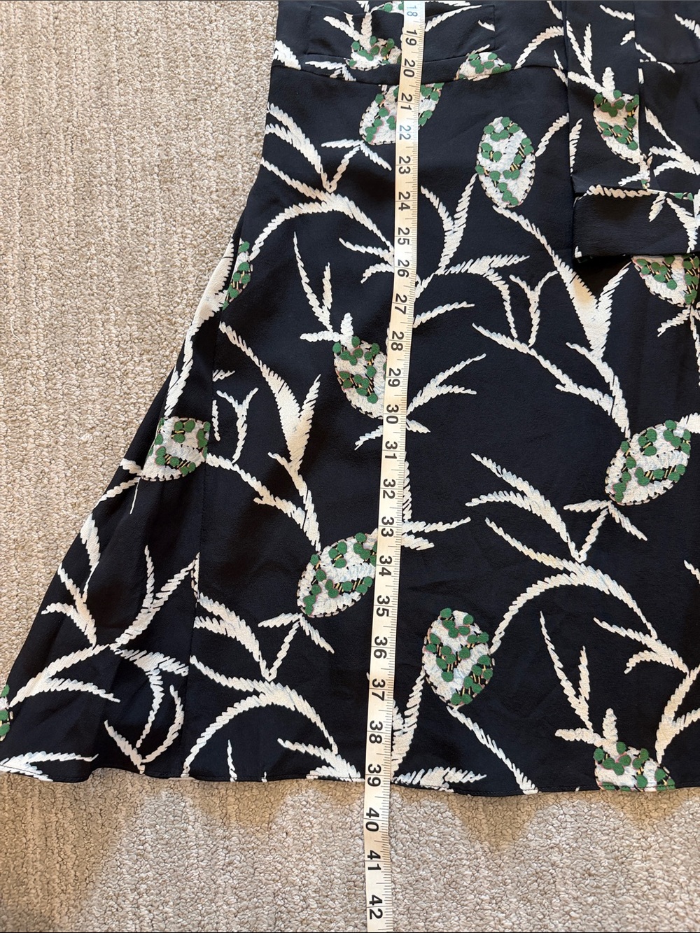 MARNI Drop Waist Print Silk Dress - Picture 15 of 16